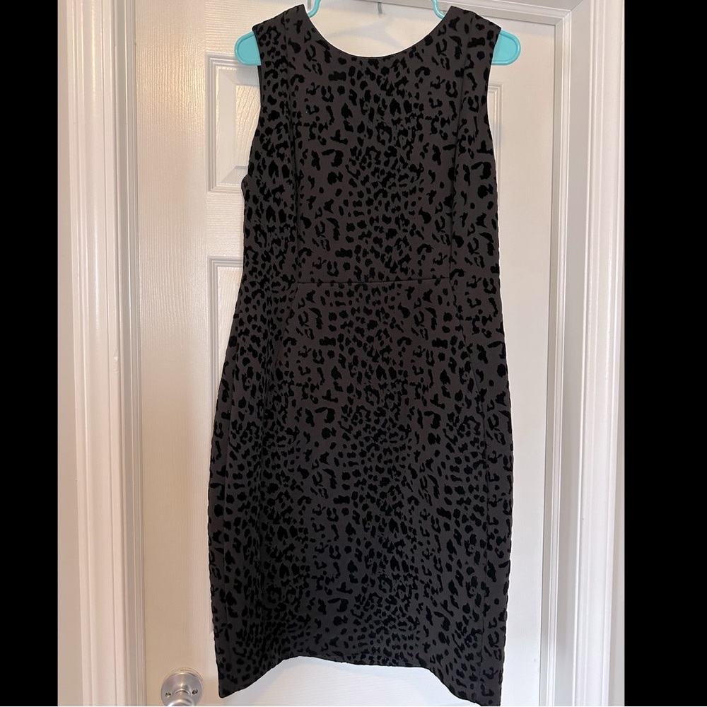 Calvin Klein Leopard Print Sheath Dress